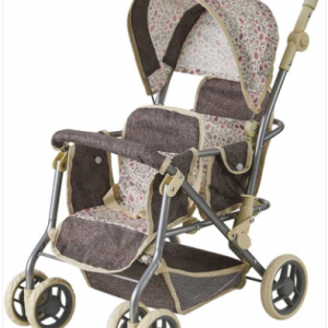 Carrito gemelar flores